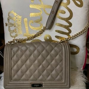 Quilted BCBG boy bag